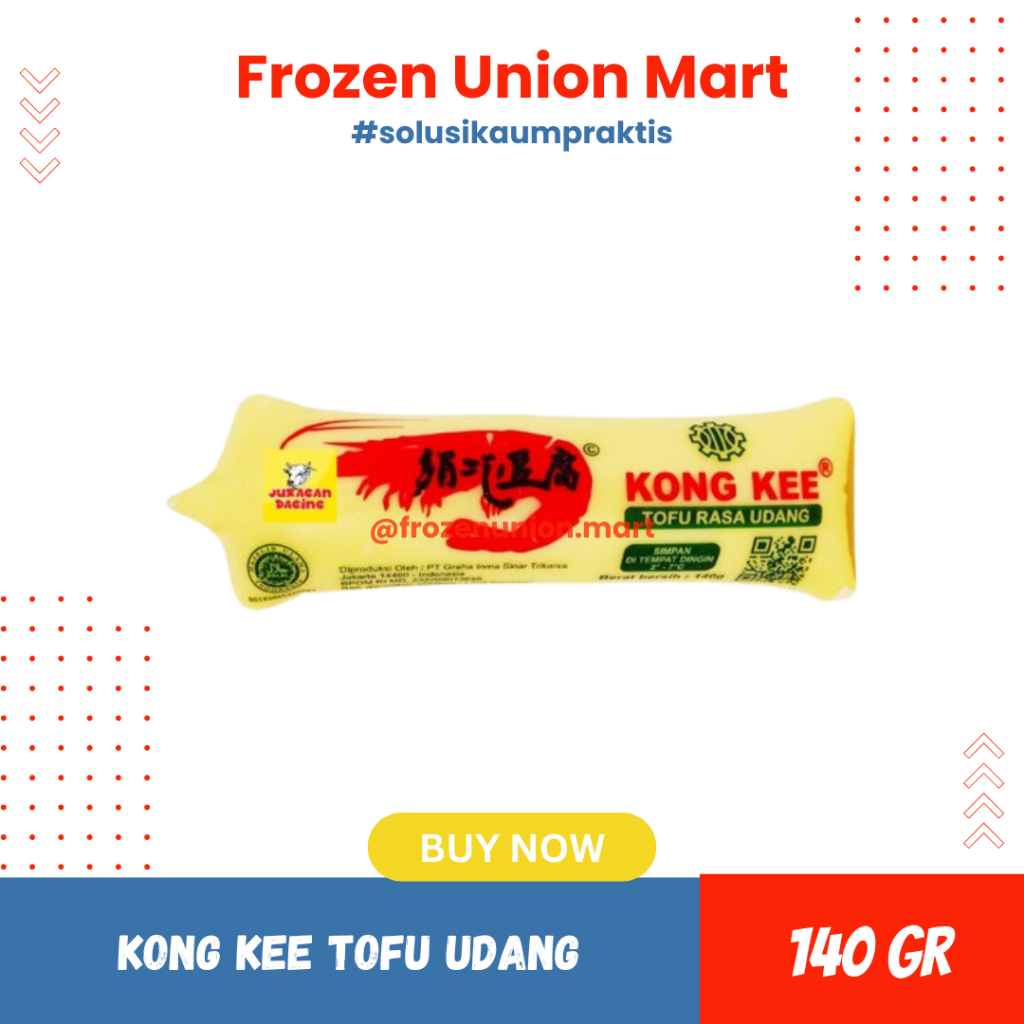 

Kong Kee Tofu Tahu Jepang rasa Udang 140g
