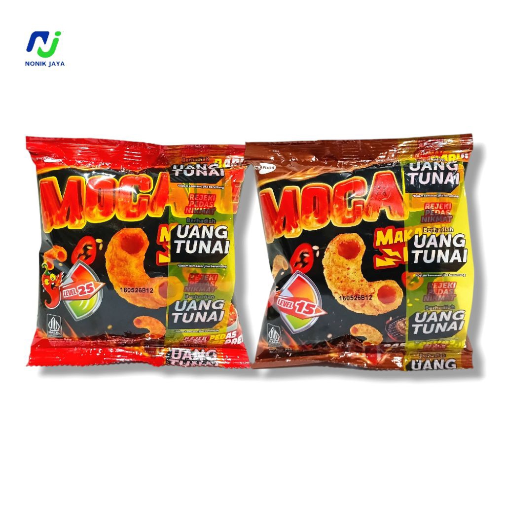 

( BERHADIAH UANG TUNAI ) Mocabe Makaroni Kriuk Renteng Isi 10 Pcs@25gr