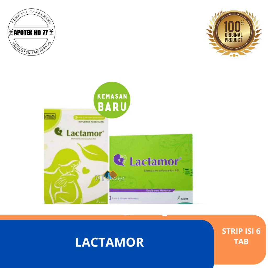 Lactamor ASI Booster Suplemen Herbal Fenugreek | Pelancar ASI