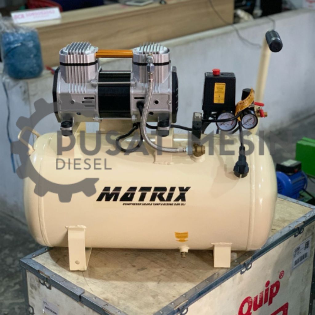 KOMPRESOR LISTRIK TANPA OLI 1,9 HP 50 LITER MATRIX OFS1390-50
