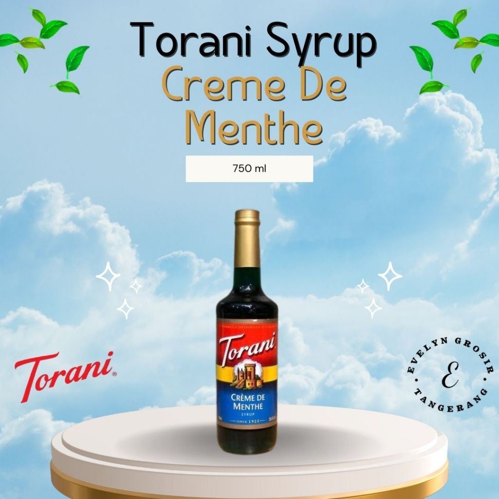 

Torani Syrup Rasa Creme De Menthe 750 ML - Sirup Torani 750 ML