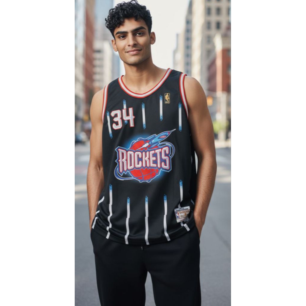 JERSEY BASKETBALL HOUSTON ROCKETS HAKEEM OLAJUWON