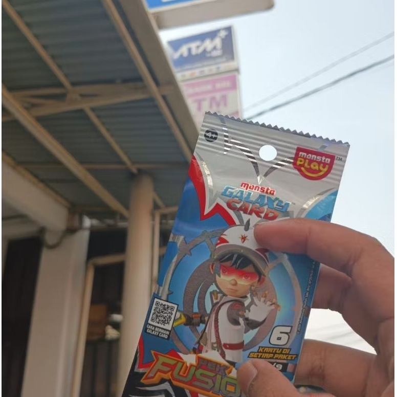 Monsta Galaxy Card Pek Fusion Indonesia No.4/9 AA Boboiboy Supra
