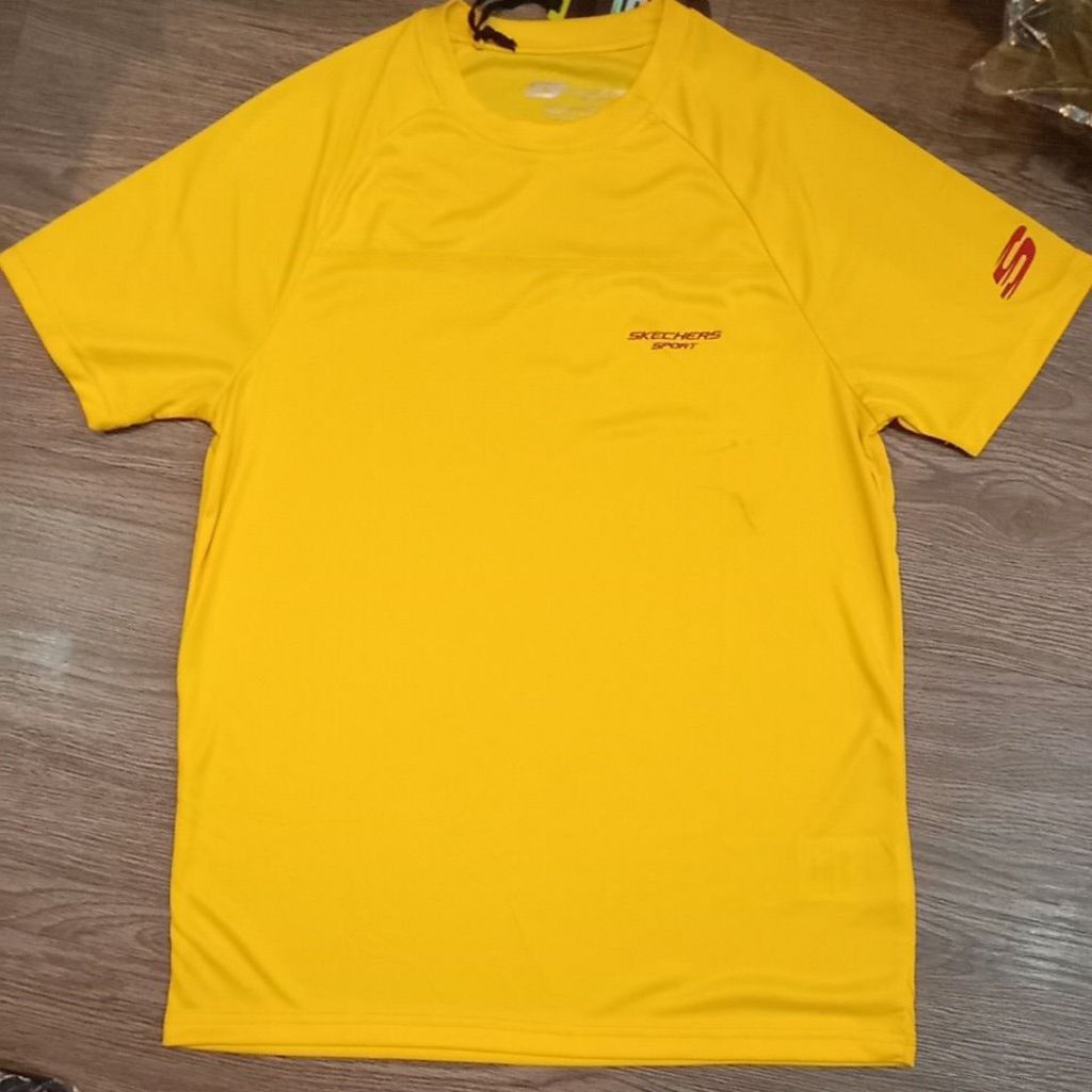 Kaos Ske Men Running T shirt Yellow