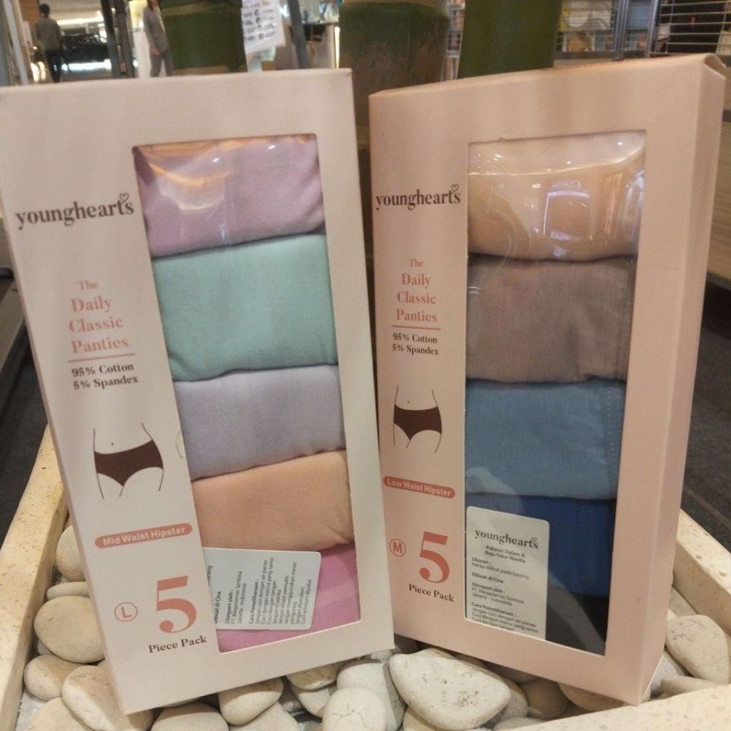 YOUNG HEARTS PANTY PACK KATUN MODEL HIPSTER