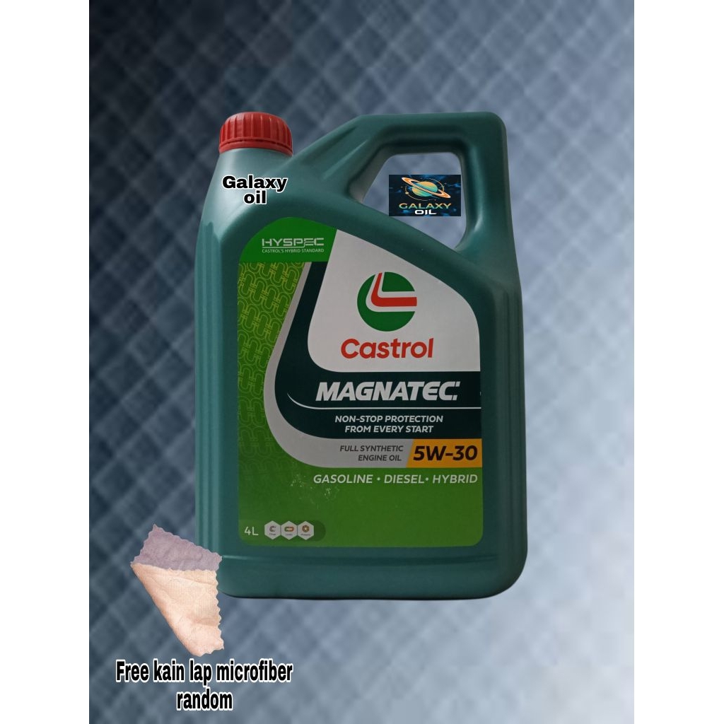 OLI MESIN MOBIL CASTROL MAGNATEC 5W-30 HYSPEC 4 LITER