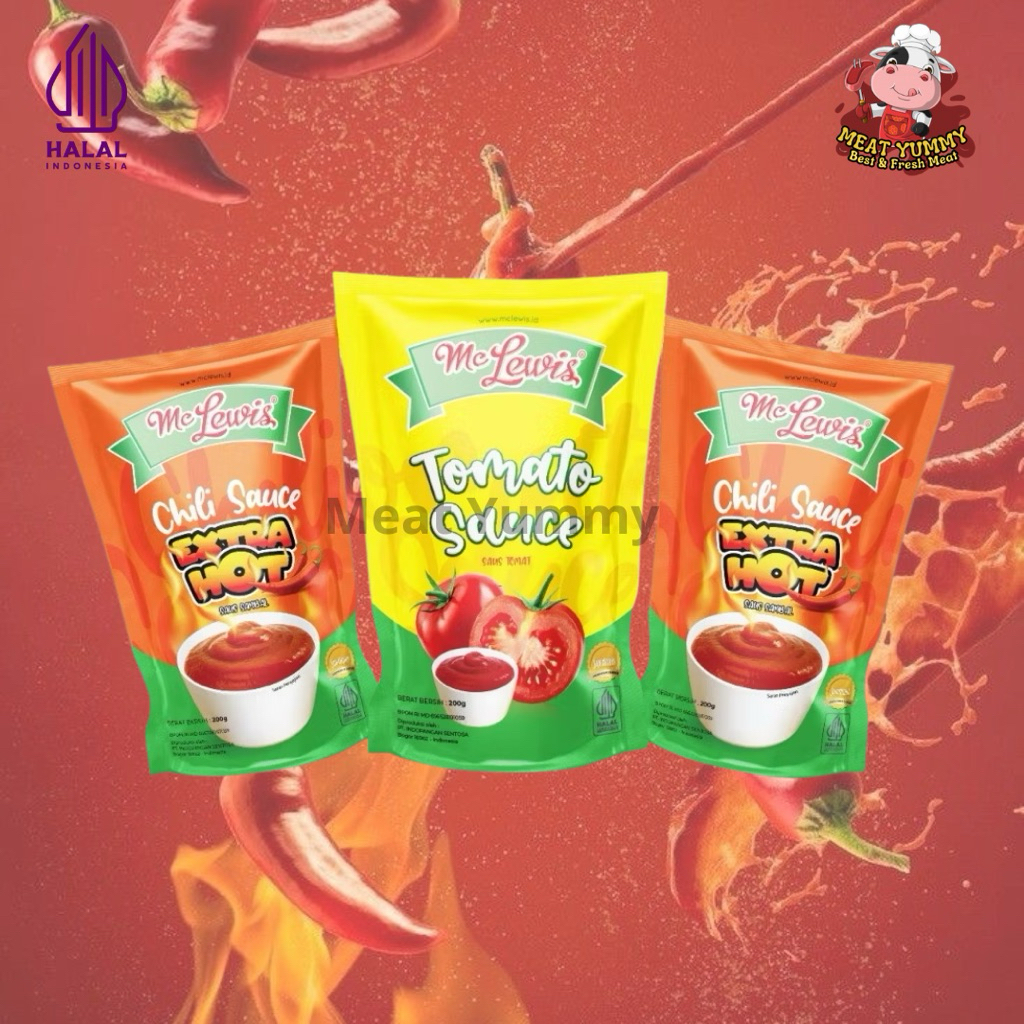 

Mc Lewis Saus Tomat | Extra Hot 200gram