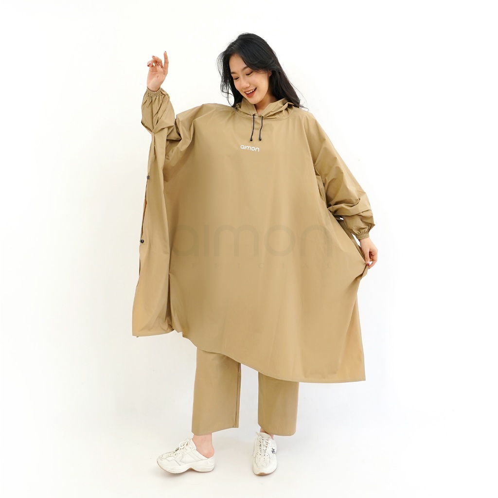 Aimon Jas Hujan Ponco Jumbo Kelelawar Tebal