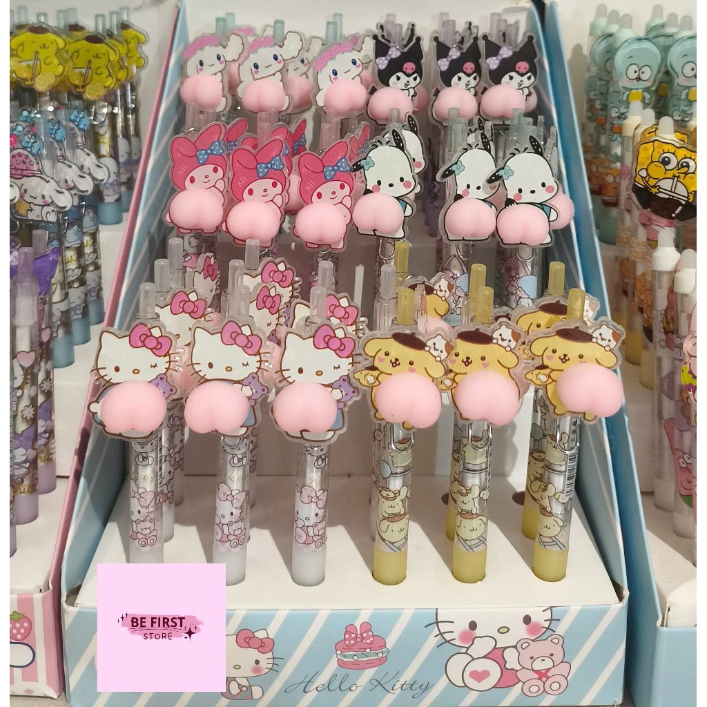 PULPEN SQUISHY PULPEN PENA SANRIO KARAKTER LUCU PEACH MURAH PEN LUCU
