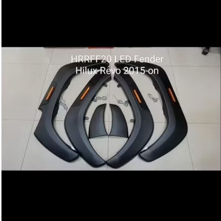 over fender mobil hilux 2014-2020 +lampu led