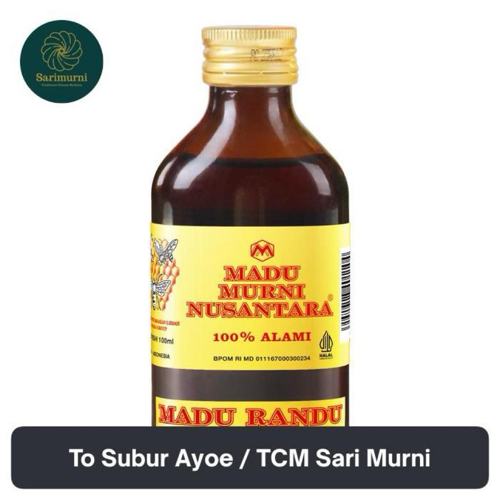 Madu Murni Nusantara 100 ml / Madu Nusantara 100% Madu Randu Botol 100 ml