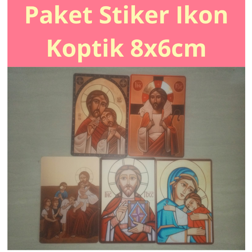 Paket stiker Kristen Katolik Orthodox Koptik (isI 5)