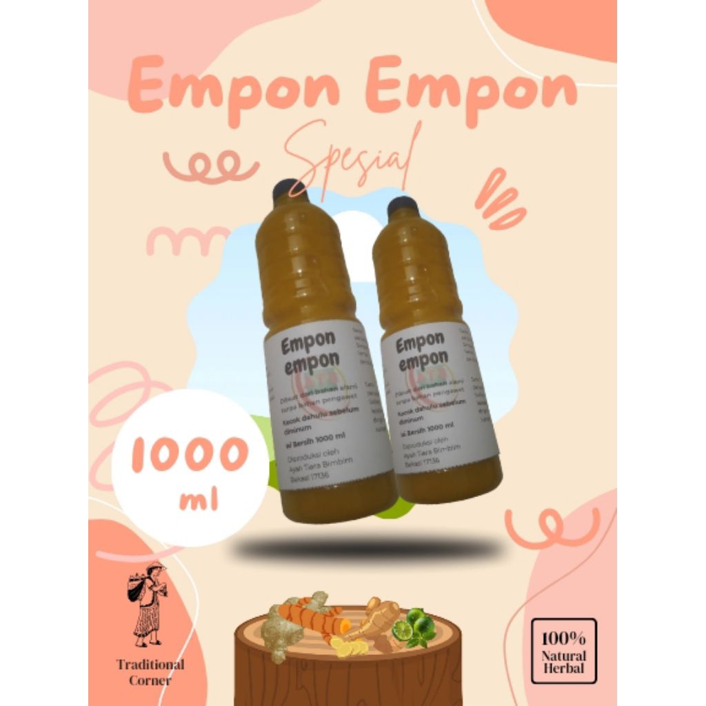 

Empon Empon Jahe Merah Jamu 1000 ml.