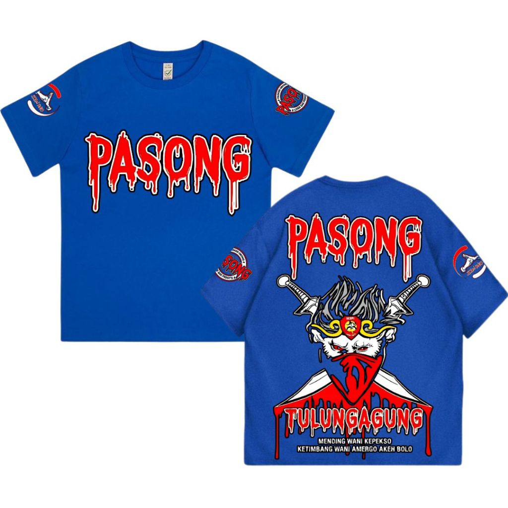 kaos Pasong Tulungagung - kaos Pasong Tulungagung kota warna biru