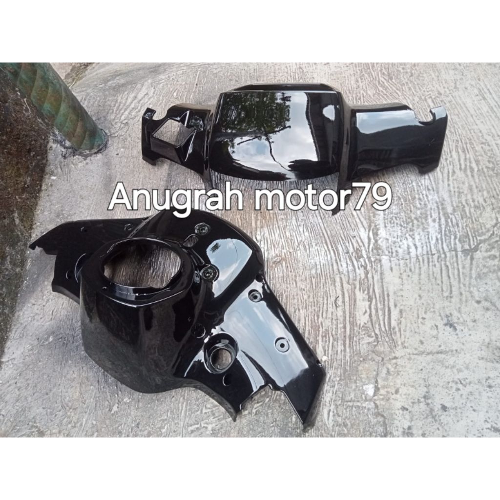 Batok atas bawah kawasaki kaze r warna hitam