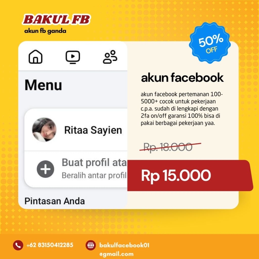 akun Facebook ganda data aman