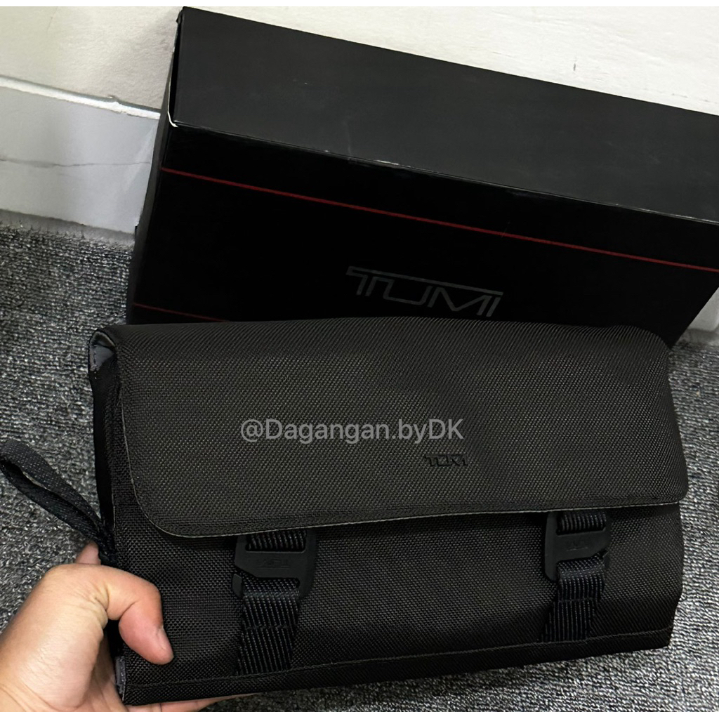 Tas Tumi Hand Bag Organizer Original 100% Full Black
