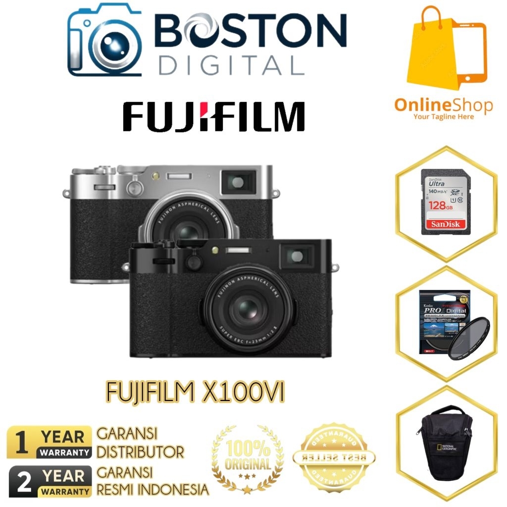 KAMERA FUJIFILM X100VI / KAMERA DIGITAL FUJIFILM X100VI / X100VI