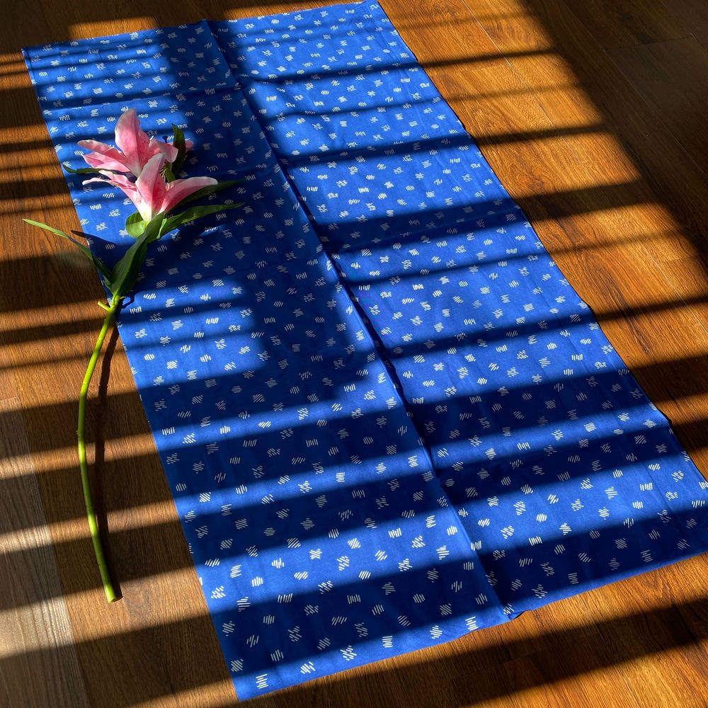 Kain Batik Series Biru Elektrik #3