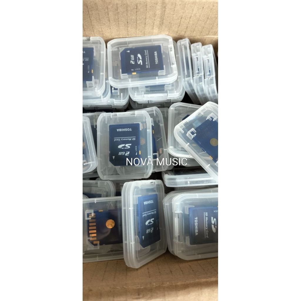 SD Card Kartu Memory TOSHIBA 2GB isi sequencer style KN2400 KN2600 KN7000