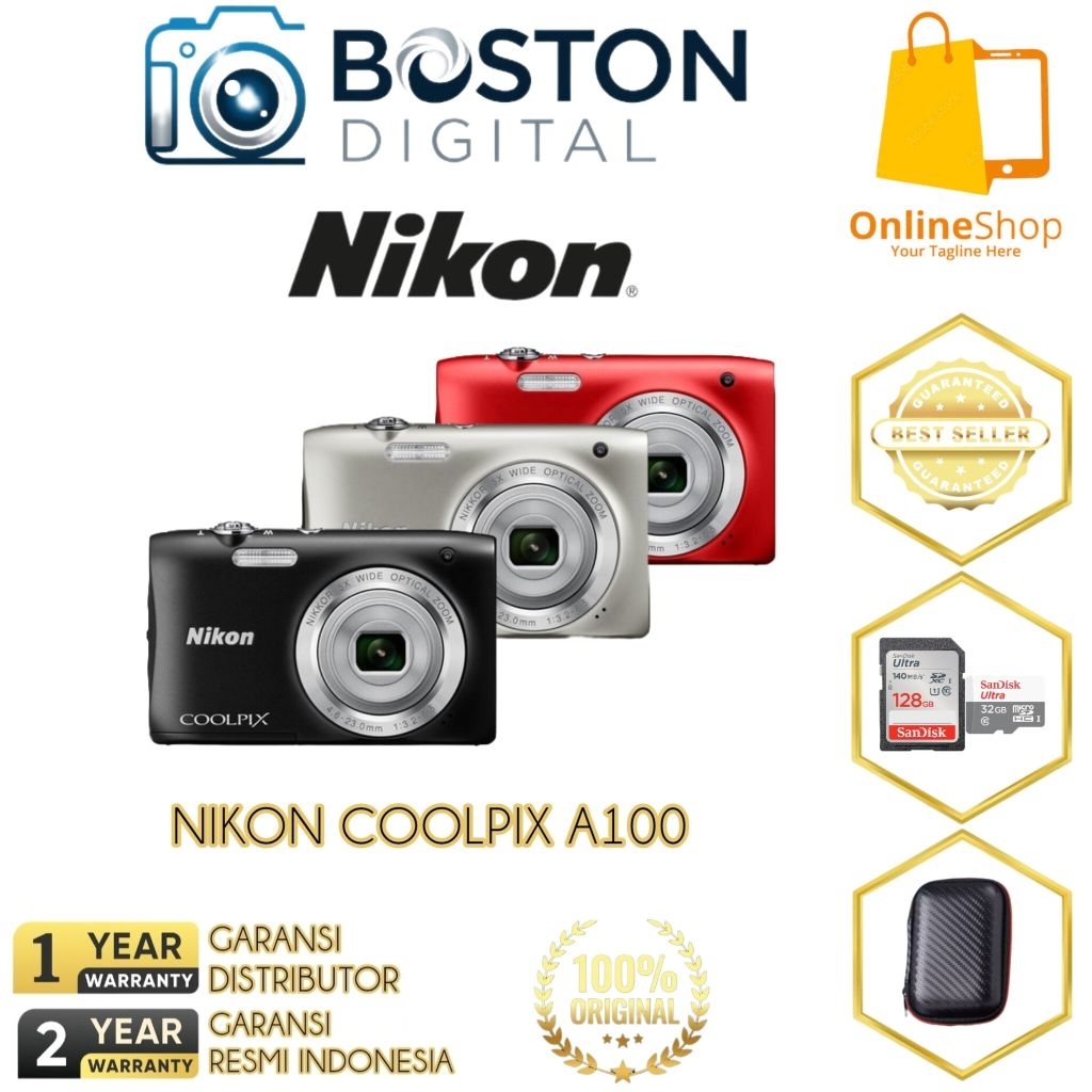 KAMERA NIKON COOLPIX A100 / NIKON COOLPIX A100 / NIKON A100