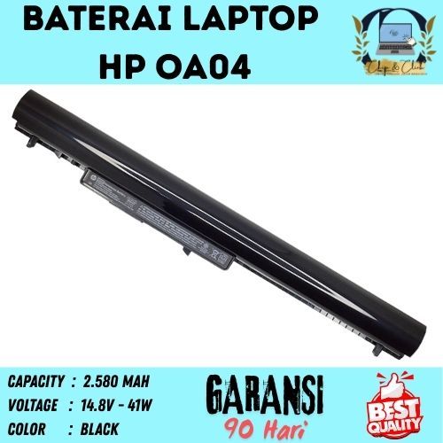 OA04 Baterai Laptop HP Pavilion 14-G006AU 14-G008AU 14-G102AU 14-G105AU - Garansi
