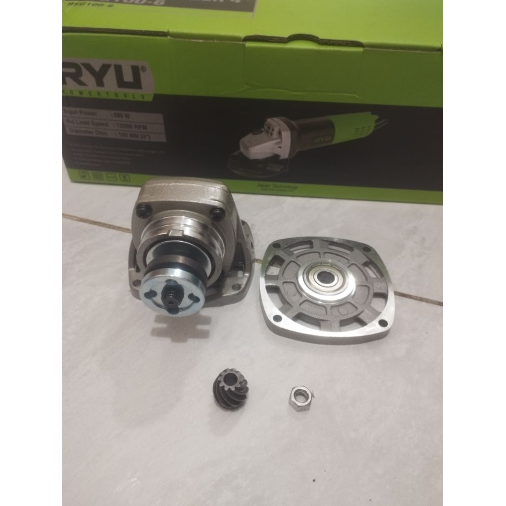 gear box kepala gerinda ryu rsg 100-6 original