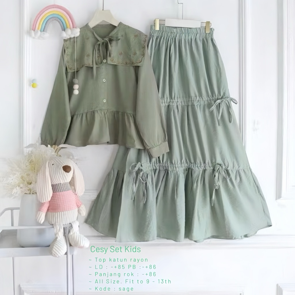 Baju Lebaran 1Stel Satu Set Baqu Celana Cewek Remaja Muslim Hari Raya Seragam Ngaji Tpq Tpa Ramadhan