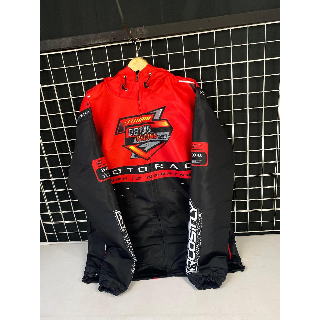 JAKET TASLAN RACING WATERPOOF BEBAS REQUEST DESIGN