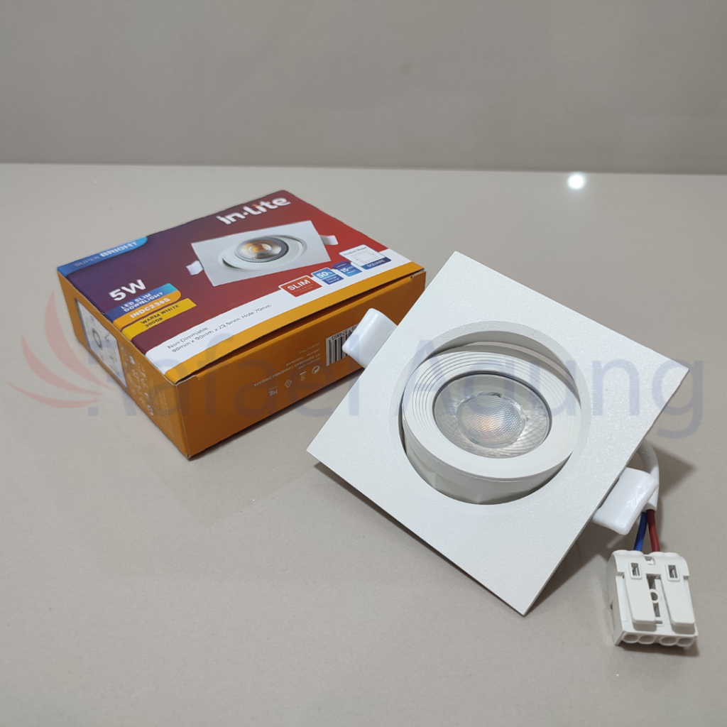 IN-LITE Lampu LED slim downlight 5w kotak inlite
