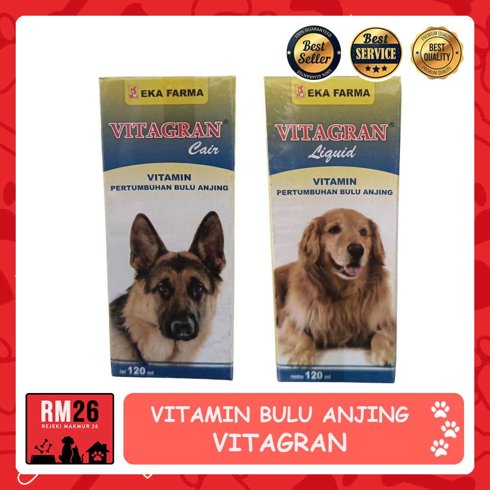 VITAGRAN Vitamin Pertumbuhan Bulu Anjing
