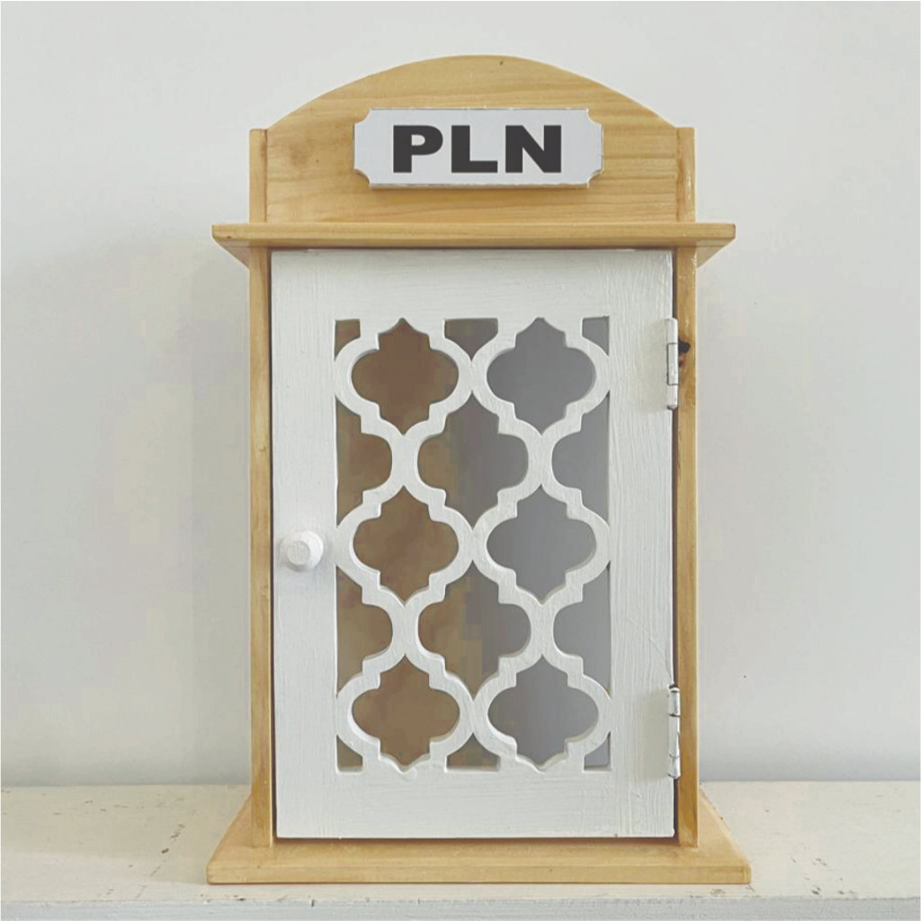 Prima Shabby Kotak Box Tempat Listrik Token Kayu Dekorasi Ruangan Dinding Motif Moroccan Maroko