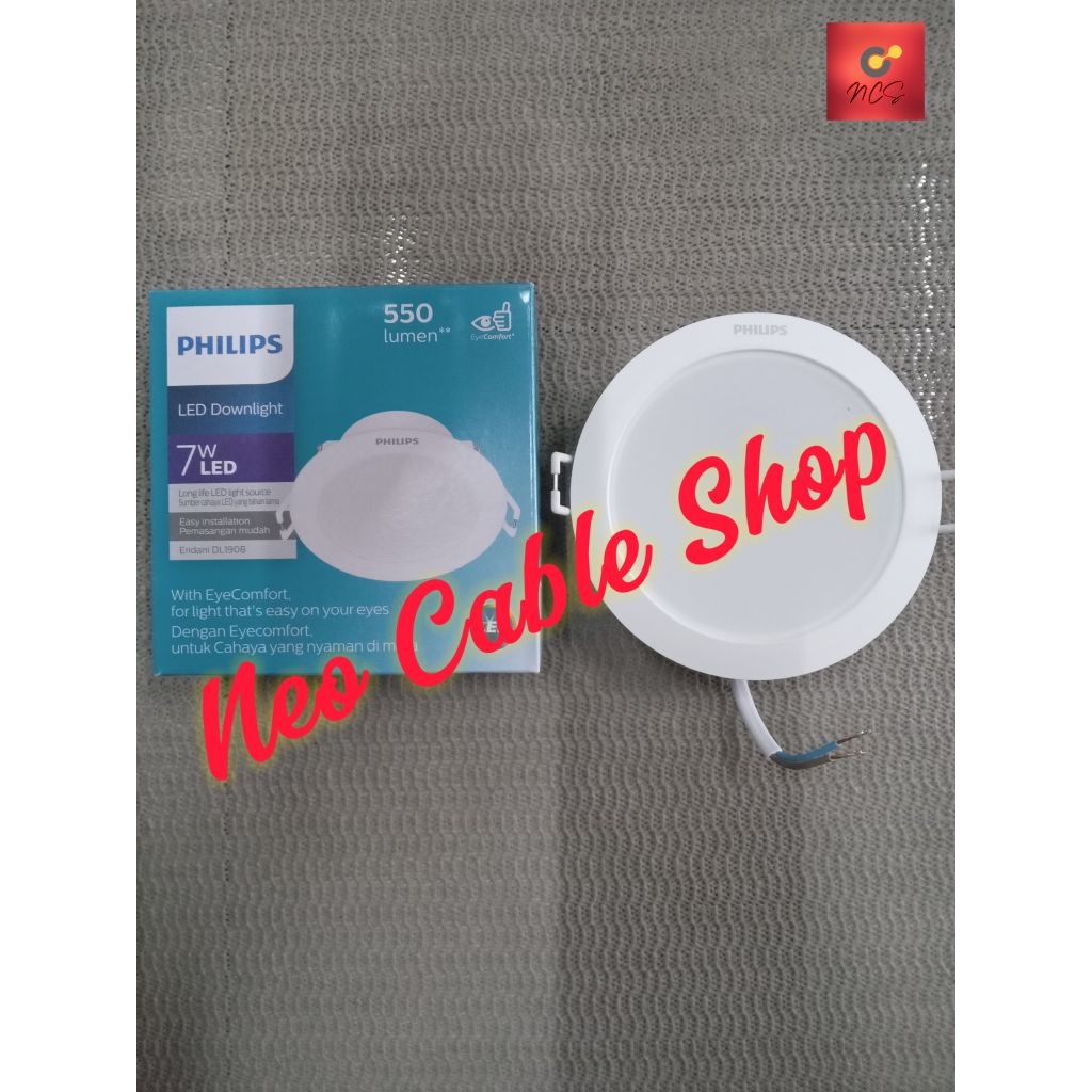 DL190B Eridani Downlight Philips 7W 7Watt
