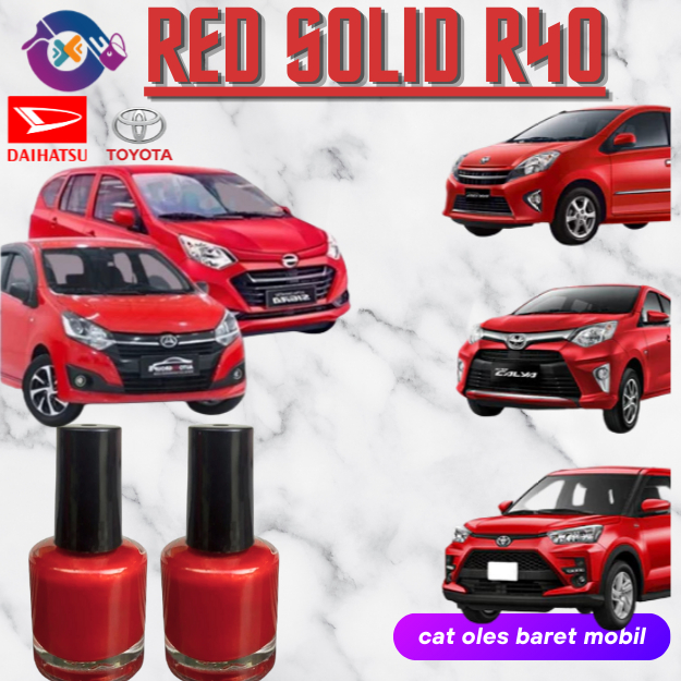 Cat Mobil Oles Merah Solid R40 Penghilang Goresan Baret Lecet Body Repair Mudah Murah