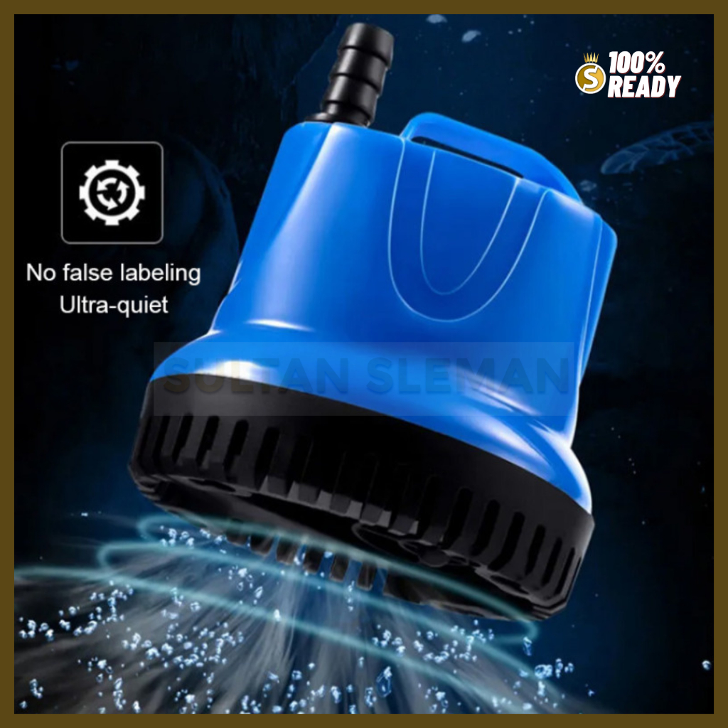 Pompa Air Aquarium Kecil 220V IPX8 6W / Pompa Aquarium dan Aquascape