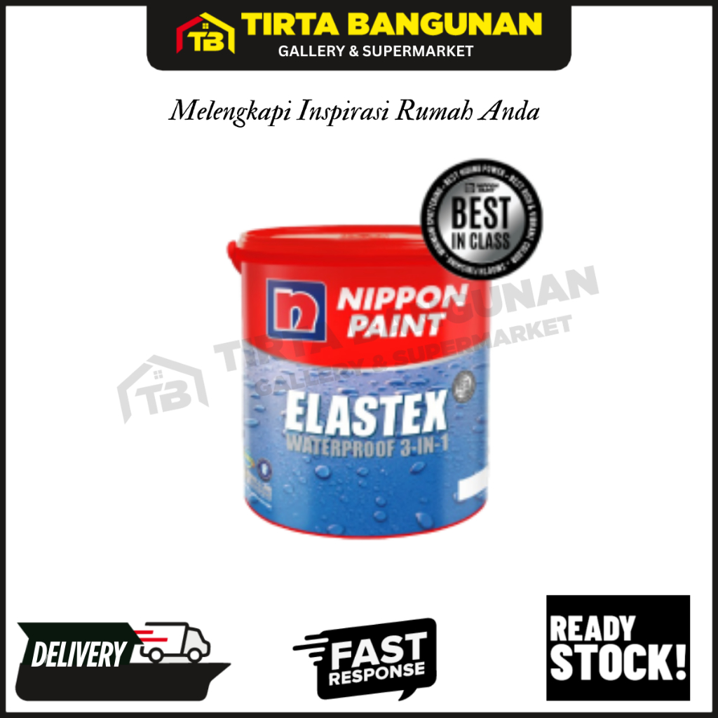 NIPPON ELASTEX 4KG / CAT TEMBOK / CAT DINDING