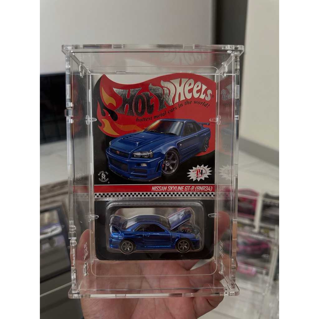 Hot Wheels RLC Nissan R34 Biru
