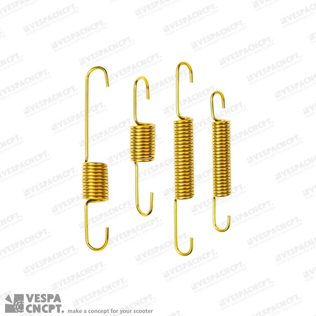 Titanium Per Standar Set Zegna Gold Vespa Sprint Primavera Standar Samping & Tengah