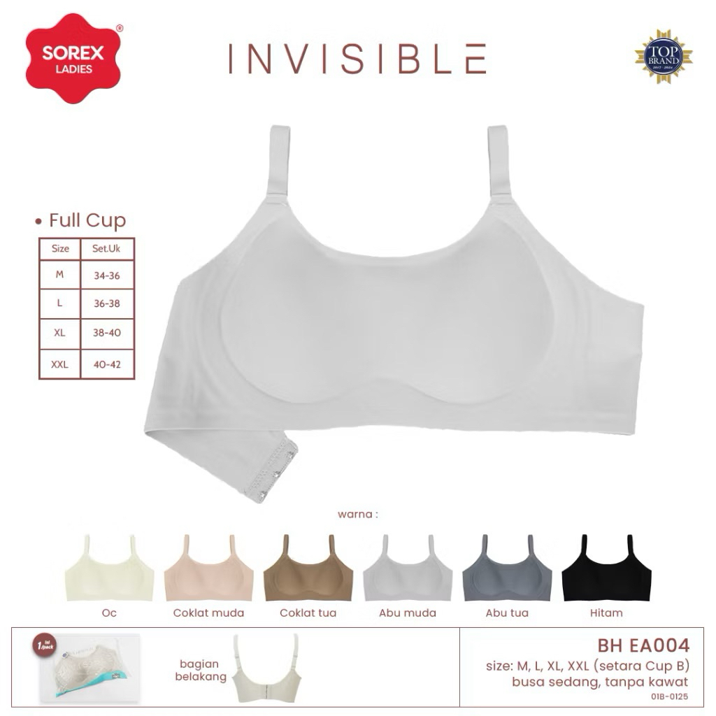 BRA SOREX INVISIBLE EA004