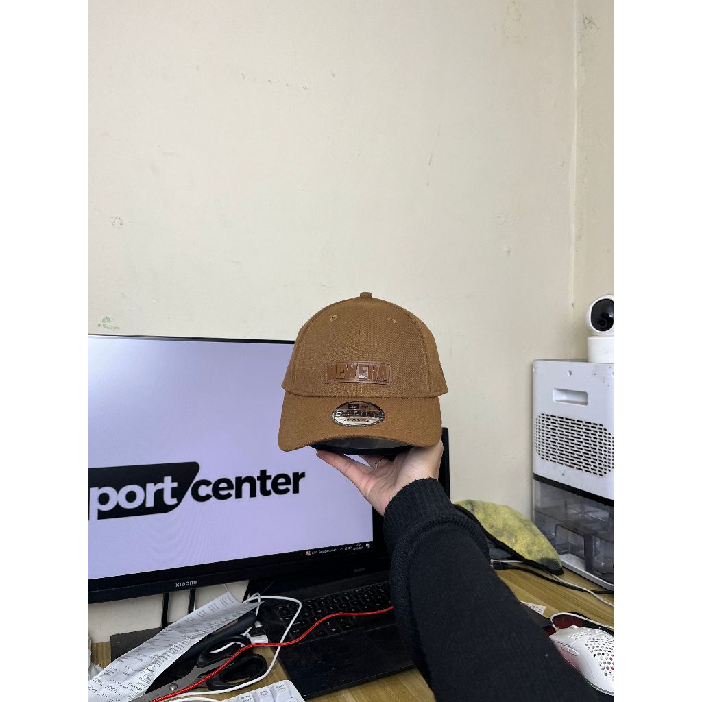 Topi New Era 9Forty Light Brown Original Caps Adjustable 14440956