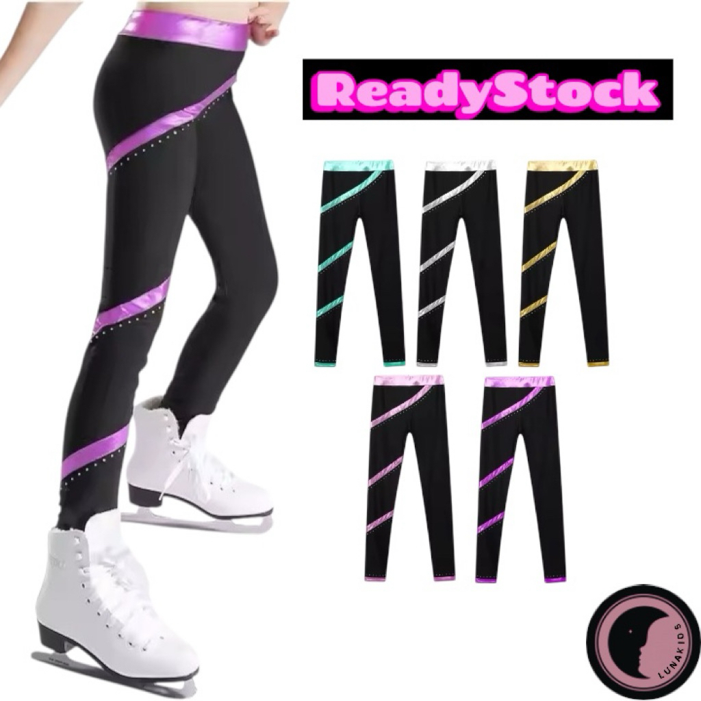Legging Ice Skating Celana Panjang Ice Skating Pants READYSTOCK