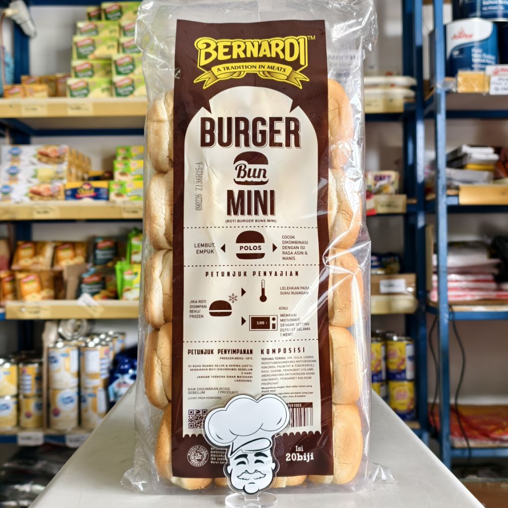 Bernardi Roti Burger Mini Isi 20 / Bernardi Mini Burger / Roti Mini Burger Bernardi