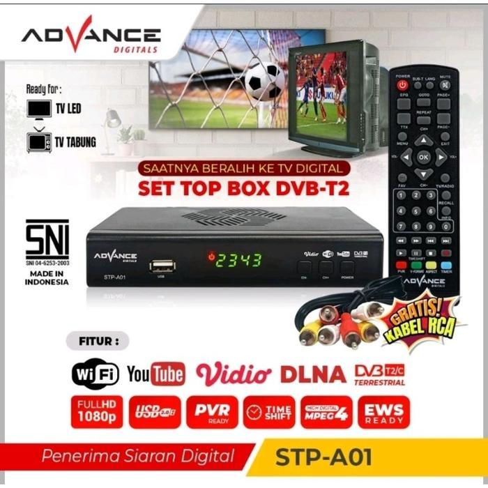 Smart Advance  STB MXQ PRO box LH008 Android ATB-01 plus TV tanpa antena