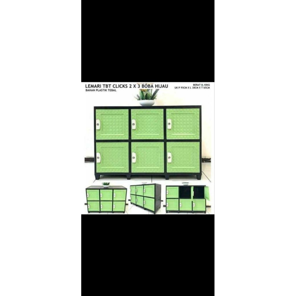 Lemari Pakaian Plastik - Lemari Plastik - Lemari Pakaian - Lemari 2 Susun - Lemari Minimalis - Lemar