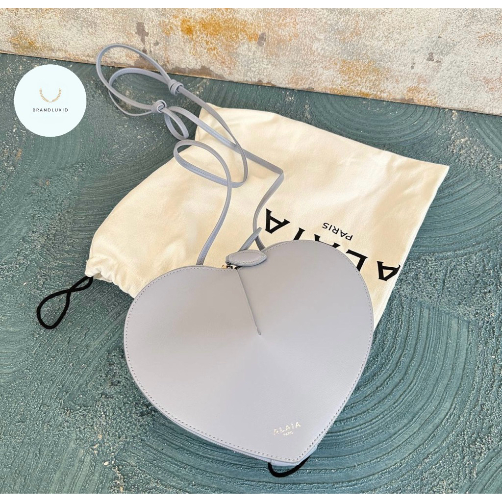 Alaia Coeur Bag Blue Delavie