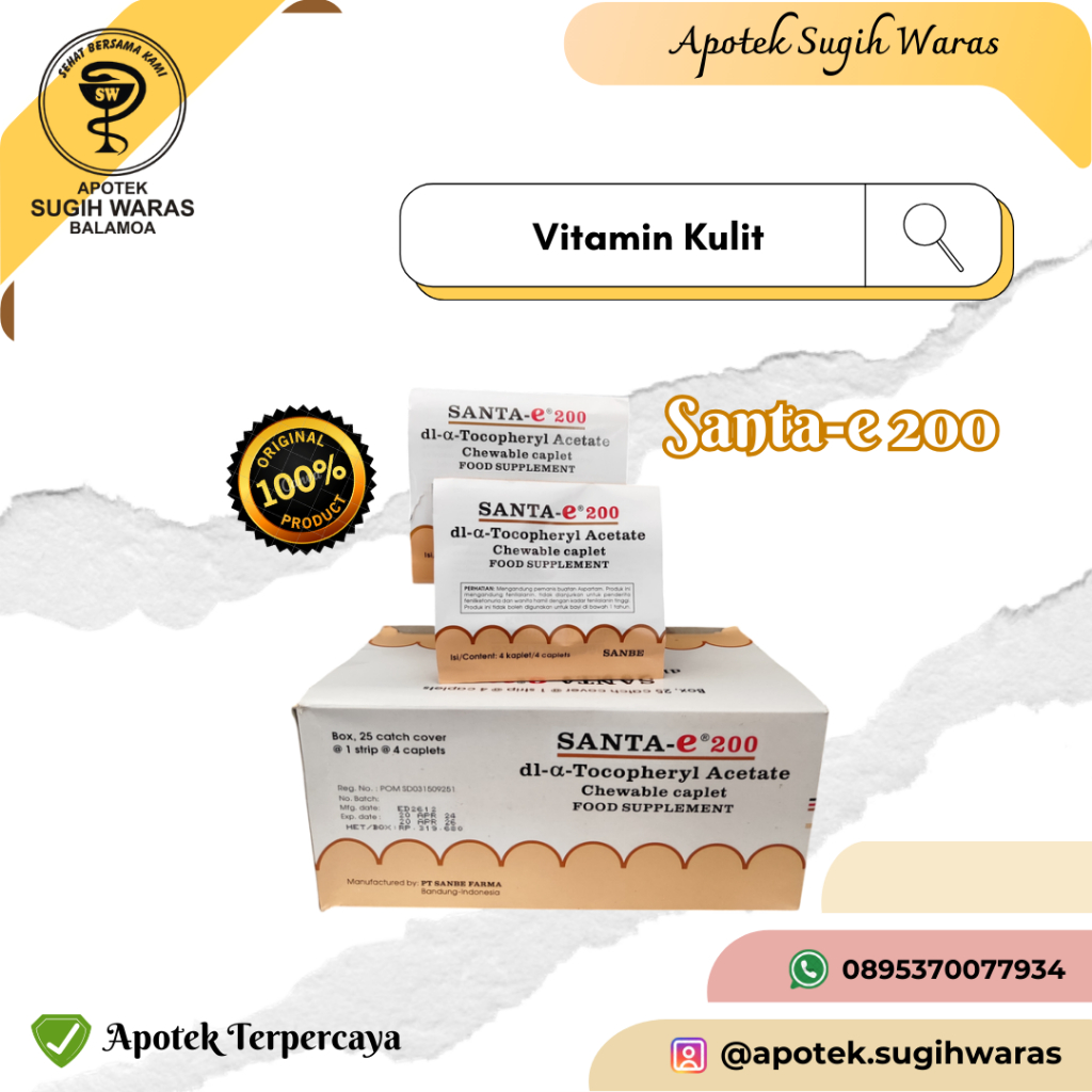 Santa-E 200 IU 4 Kaplet