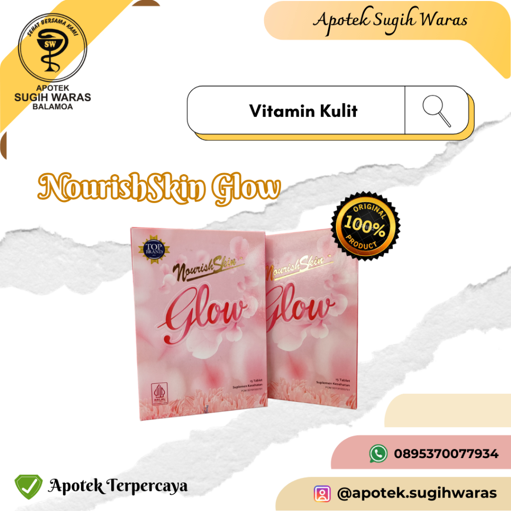 NOURISH SKIN GLOW 15 TAB / Nourish Skin Glow