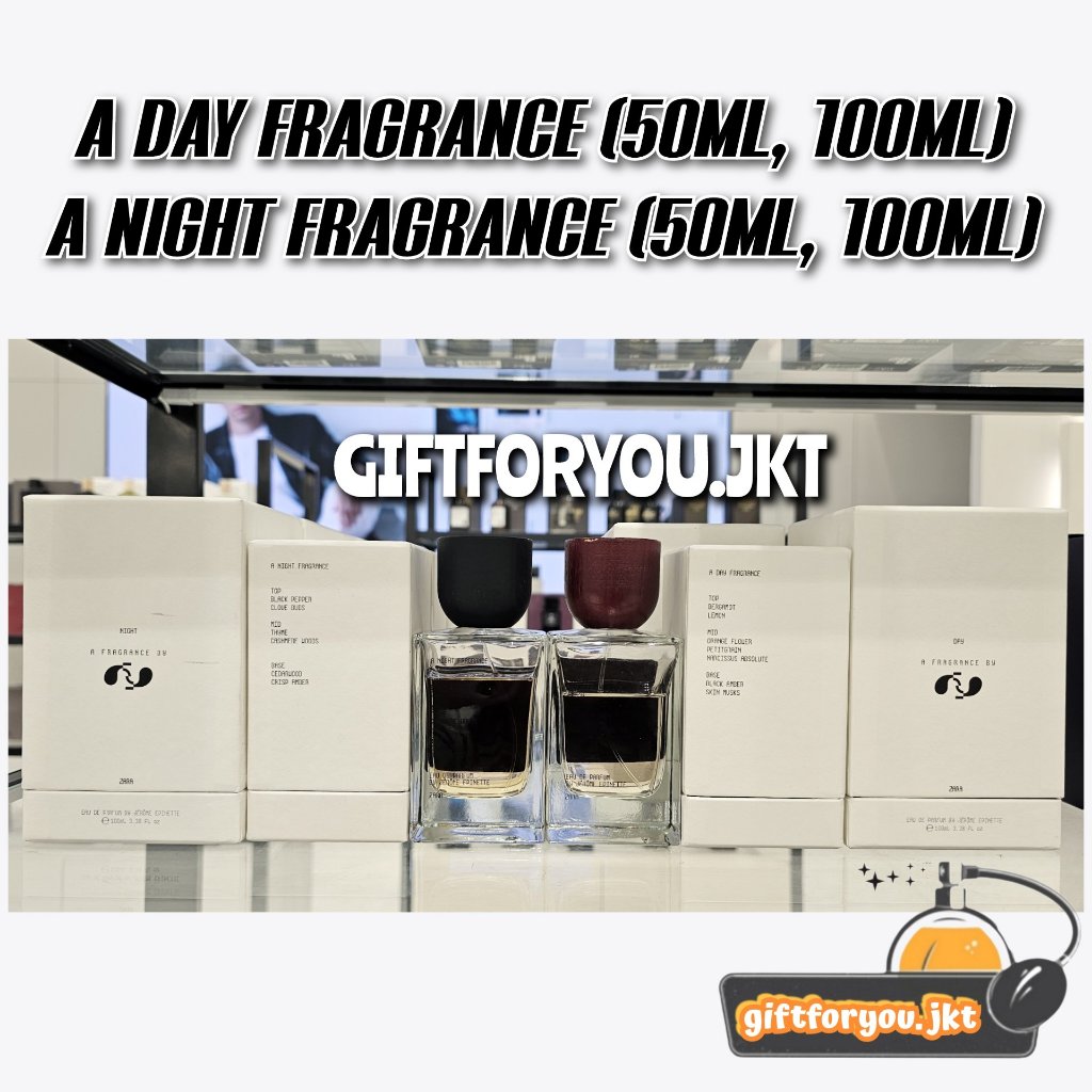 Parfum Pria Zara Origins A Day Fragrance A Night Fragrance 50 100 ml EDP Original Men Man Parfum Par