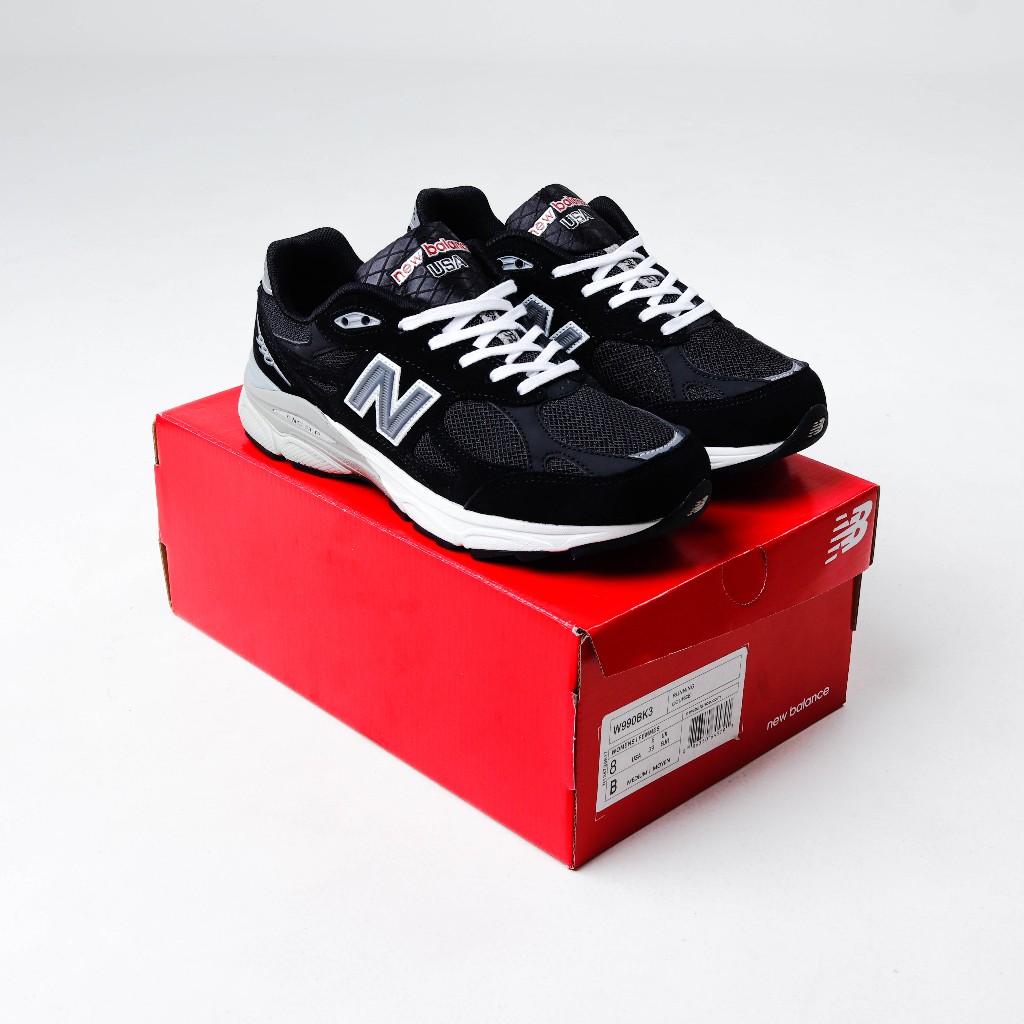 New Balance M990BK3 Black White Grey - NB 990