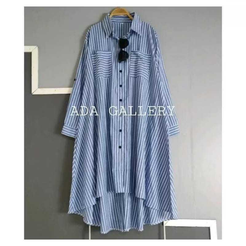 [ Deirly ] Tunik Salur Bahan Katun Premium